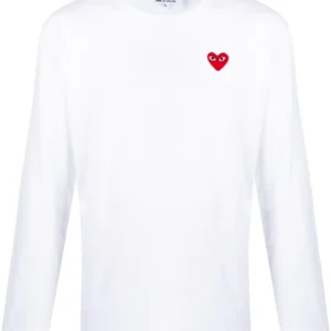 CDG White Long Sleeve​