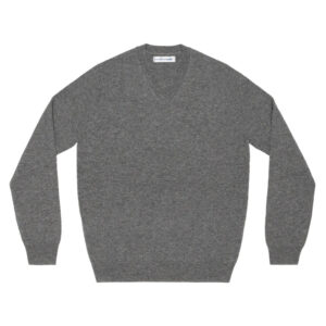 CDG Shirt Forever - Men's Sweater V-neck - Gray