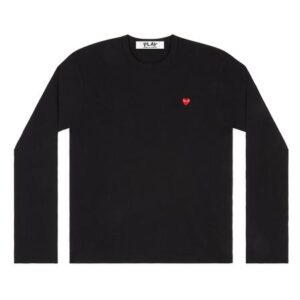 CDG Play Long Sleeve Black​