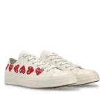 CDG Converse Low White​