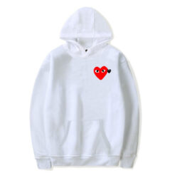 CDG 2 Hearts Hoodies