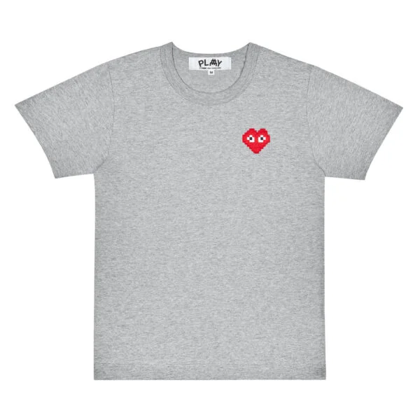 PLAY BASIC INVADERS T-SHIRT RED EMBLEM